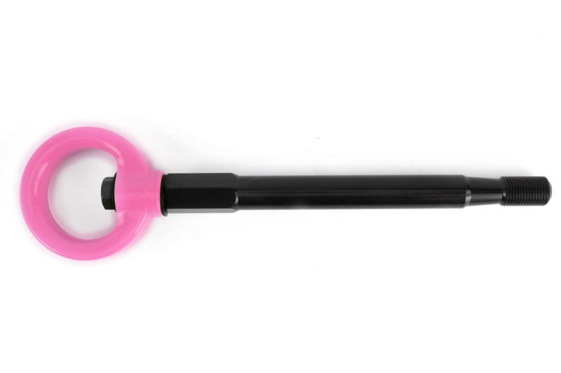 Perrin 08-14 Subaru WRX/STI Tow Hook Kit (Front) - Hyper Pink - PSP-BDY-231HP