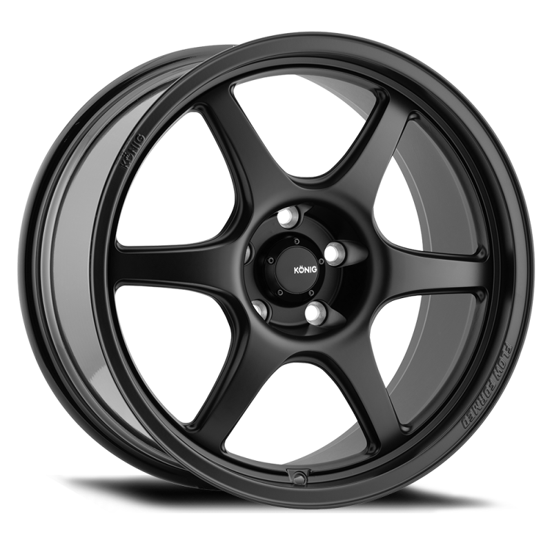 Konig Hexaform 18x8.5 5x114.3 ET43 Matte Black