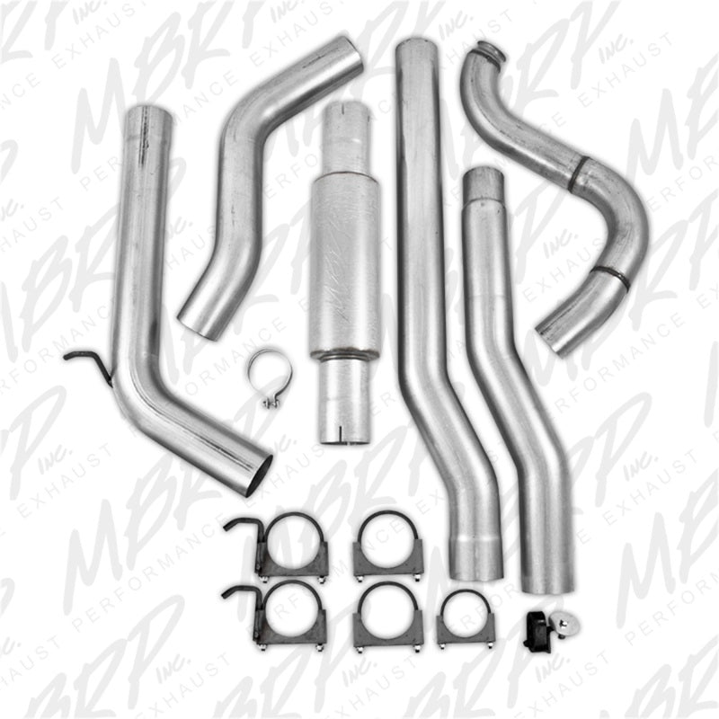 MBRP 88-93 Dodge 2500/3500 Cummins 5.9L 4WD ONLY Turbo Back Single Side Exit P Series Exhaust - S6150P