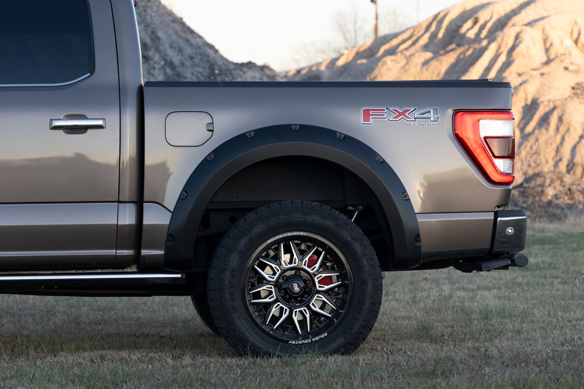 Pocket Fender Flares | D4 Rapid Red | Ford F-150 2WD/4WD (2021-2024)