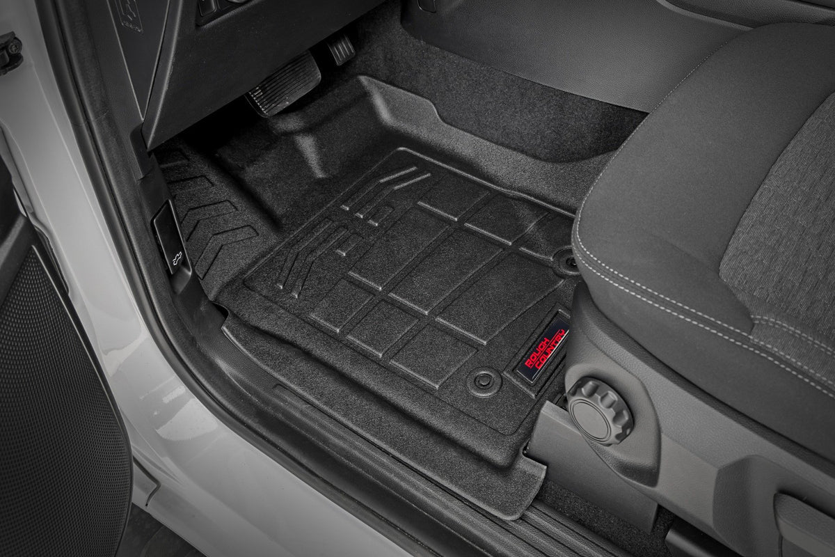 Sure-Fit Floor Mats | Front &amp; Rear | Crew | Ford Ranger 2WD/4WD (2024)