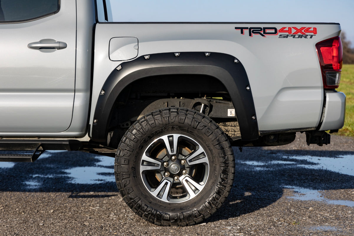 Pocket Fender Flares | 1D6 Silver Sky Metallic | Toyota Tacoma 2WD/4WD (16-23)