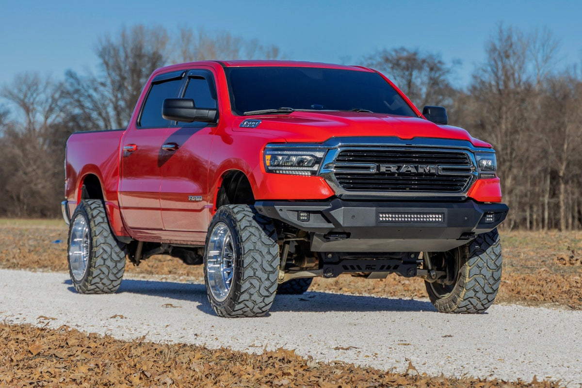 Front Bumper w/Skid Plate &amp; Tow Hooks | Ram 1500 2WD/4WD (2019-2024)