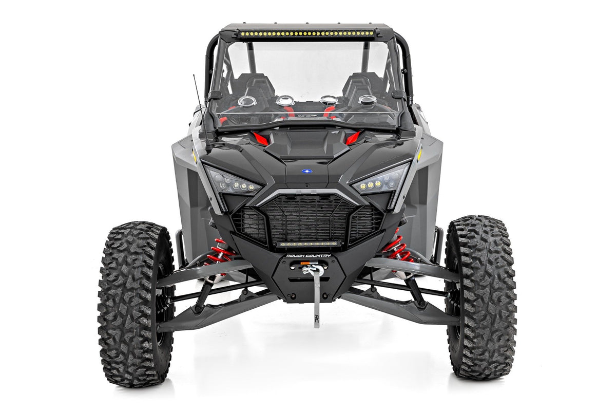 30&quot; Single Row Light Mount | Front | Black Series | Polaris RZR Turbo R 4WD