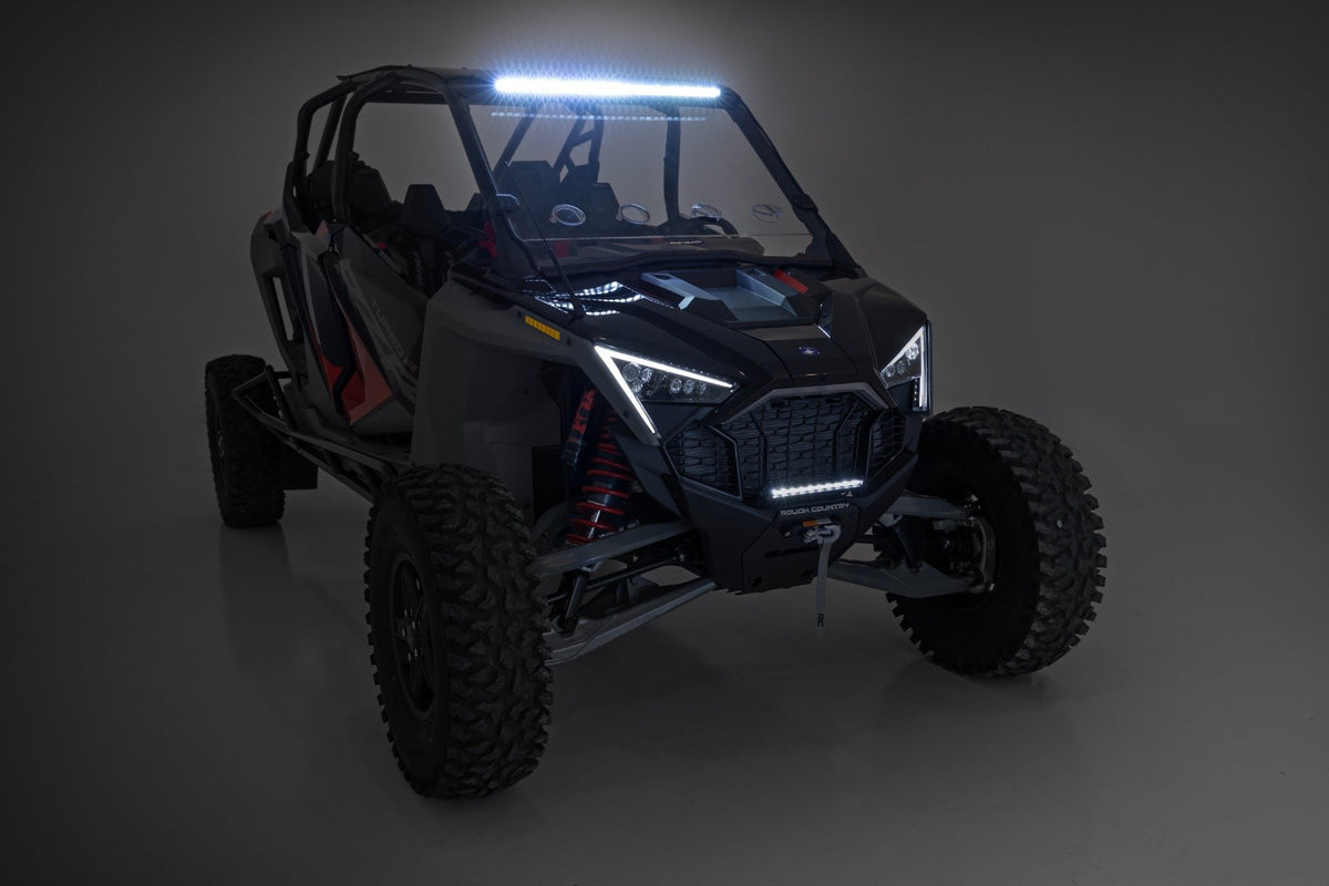 30&quot; Single Row Light Mount | Front | Black Series | Polaris RZR Turbo R 4WD