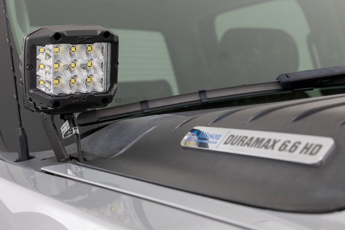 LED Light Kit | Ditch | 2&quot; Spectrum Pair | Spot | Chevy 1500 &amp; Chevy/GMC 2500HD/3500HD (07-14)