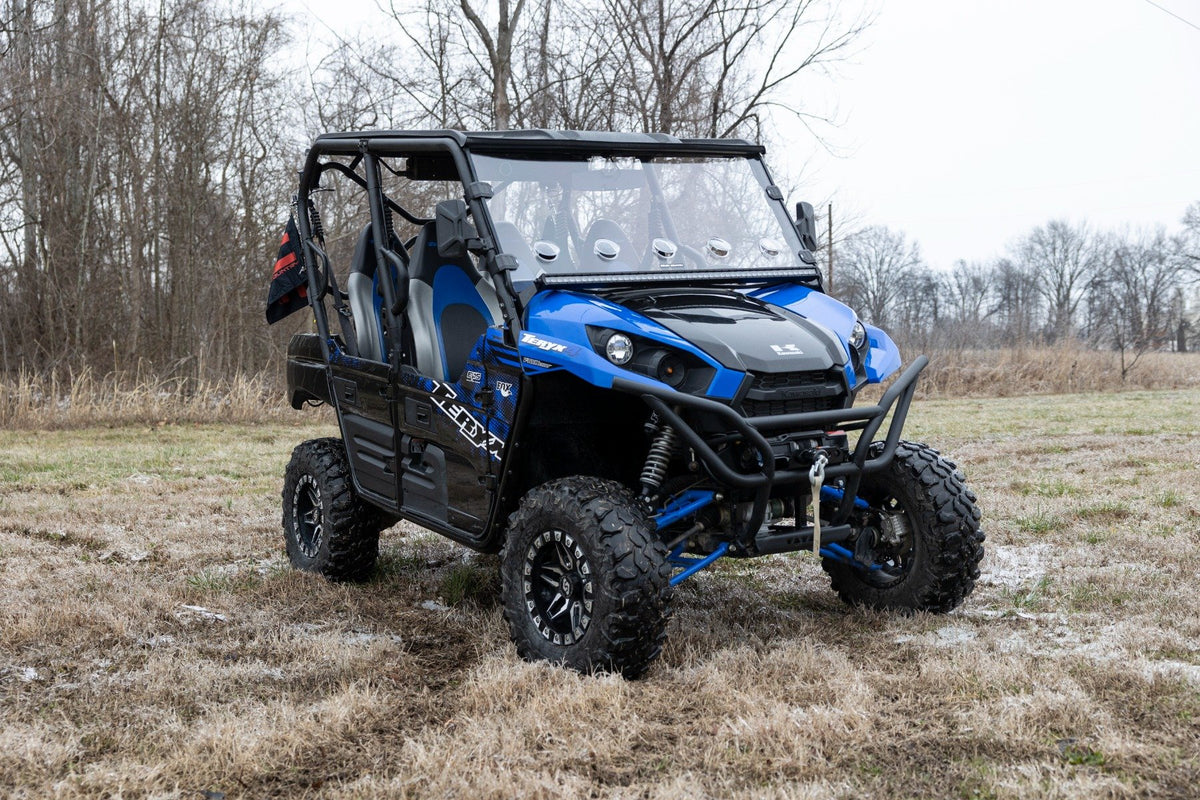 LED Light | Cage Mount | 50&quot; Black Single Row | Kawasaki Teryx