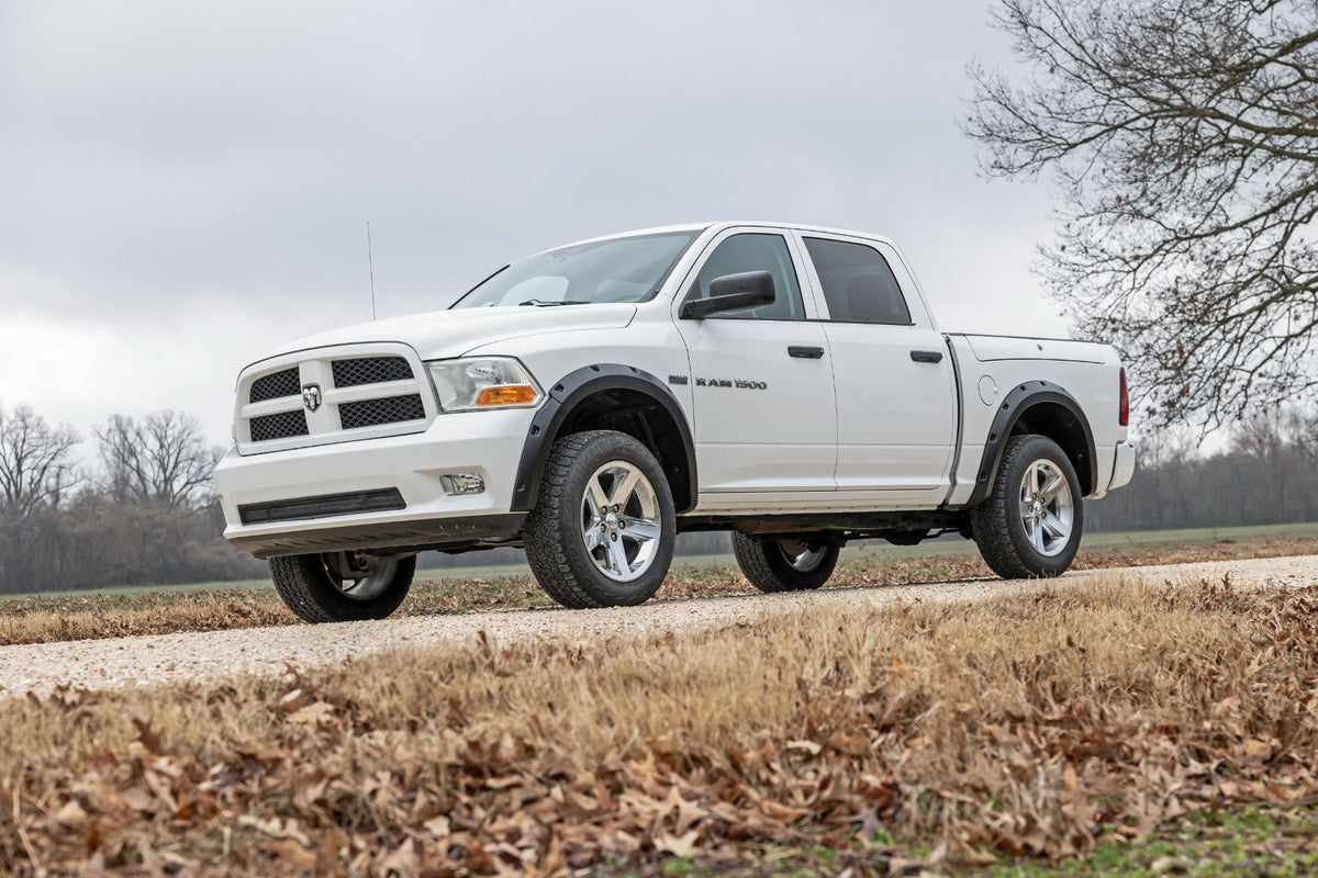 Pocket Fender Flares | GW7 Bright White | Ram 1500 2WD/4WD (2009-2018 &amp; Classic)