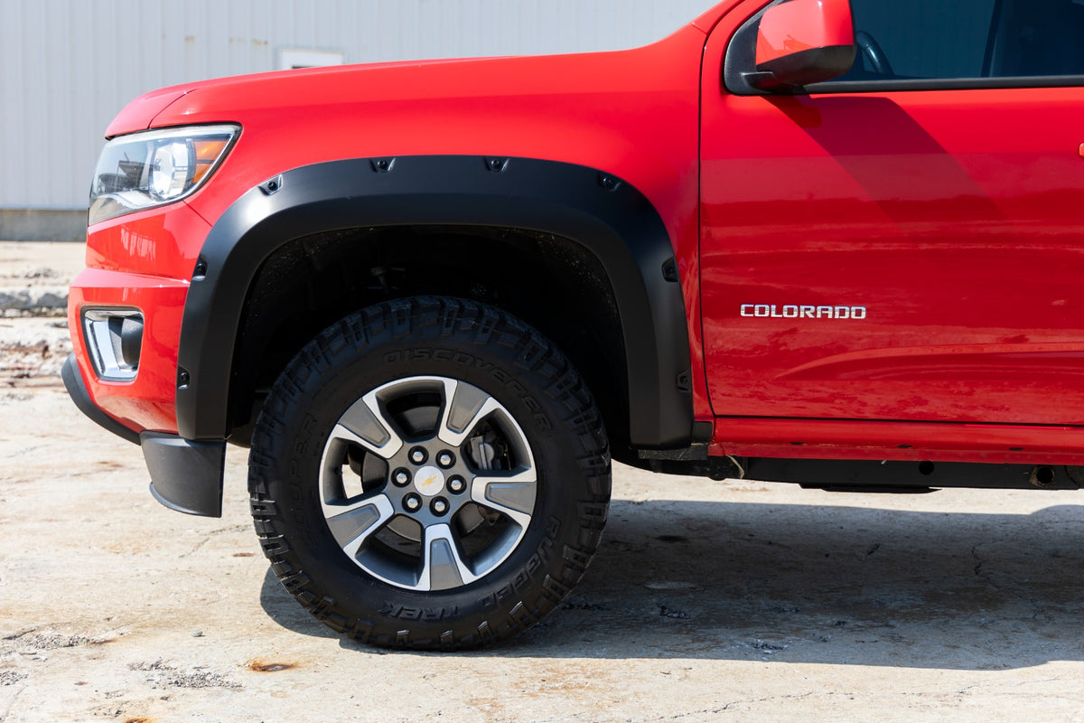 Pocket Fender Flares | G9K Satin Steel | Chevy Colorado 2WD/4WD (2015-2022)