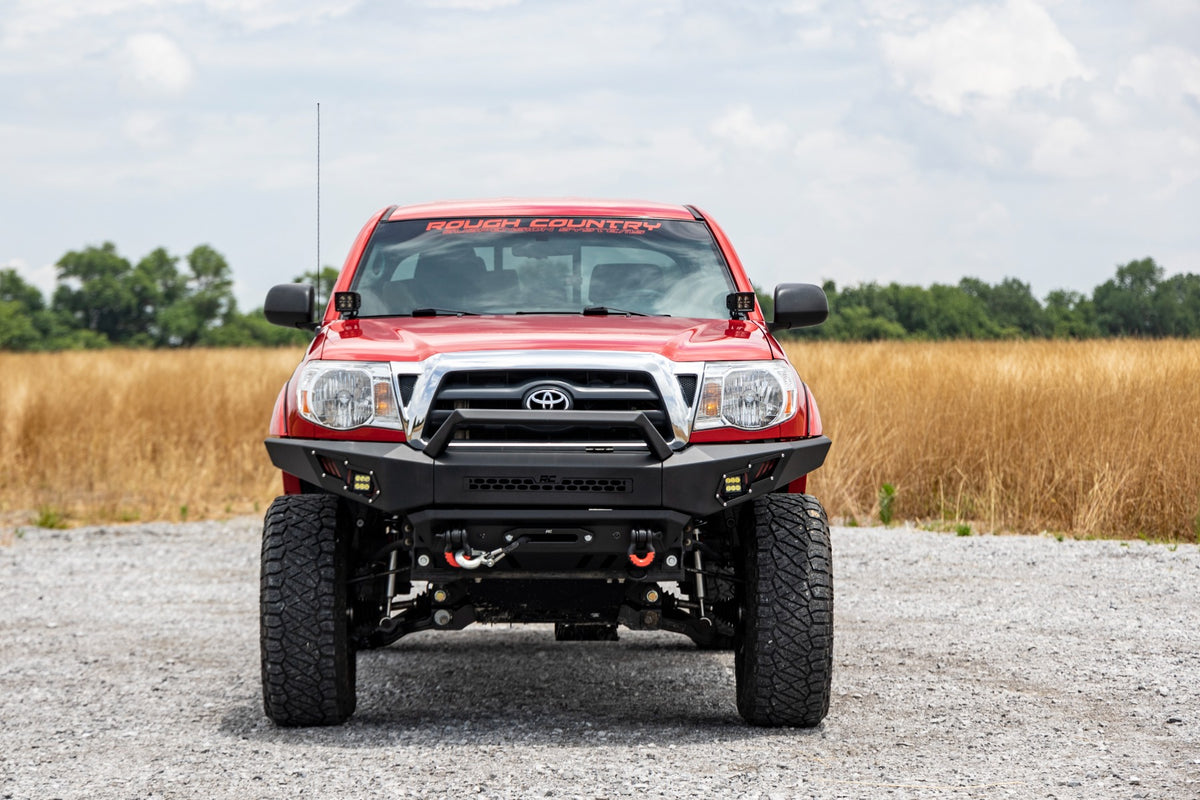 LED Light Kit | Ditch Mount | 2&quot; Black Pair | Amber DRL | Toyota Tacoma (05-15)