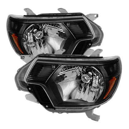 Clearance - Xtune Toyota Tacoma 2012-2015 OEM Style Headlights Black HD-JH-TTA12-AM-BK