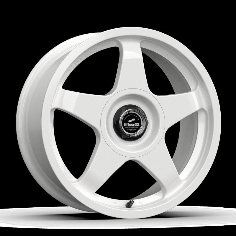 fifteen52 Chicane 17x7.5 4x100/4x108 42mm ET 73.1mm Center Bore Rally White Wheel - STCRW-77540+42