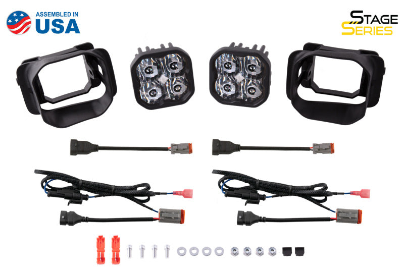 Diode Dynamics SS3 Max Type F2 Kit ABL - Yellow SAE Fog - DD7018