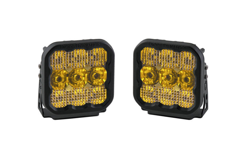 Diode Dynamics SS5 LED Pod Sport - Yellow Combo (Pair) - DD6772P