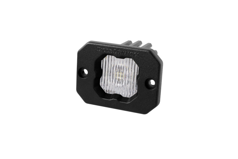 Diode Dynamics Stage Series C1 LED Pod - White SAE Fog Flush ABL Each - DD6850S