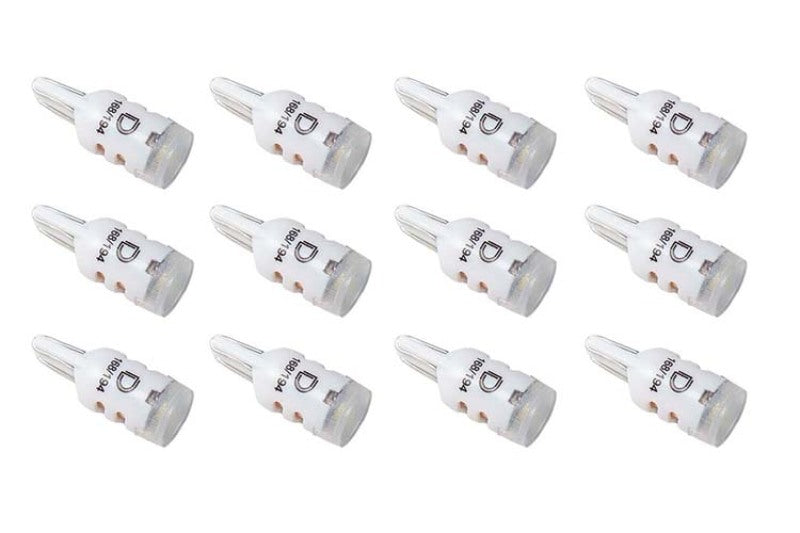 Diode Dynamics 194 LED Bulb HP5 LED Pure - White Set of 12 - DD0029TW