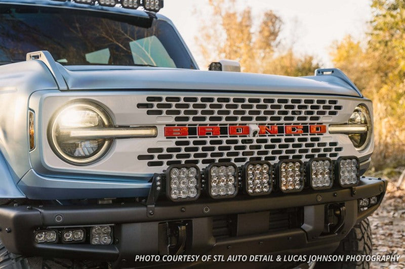 Diode Dynamics Bronco SS5 6-Pod CrossLink Grille Lightbar Kit Pro - Yellow Combo - DD7271