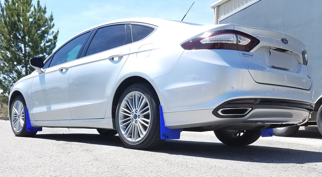 RokBlokz 2013-2018 Ford Fusion ST all models Original Rally Mud Flaps 