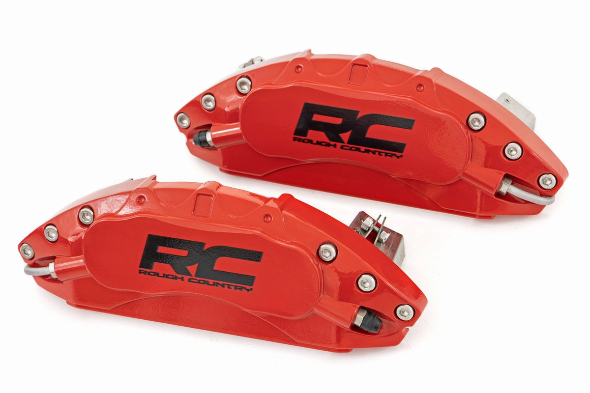 Caliper Covers | Front and Rear | Red | Chevy/GMC 2500HD/3500HD (20-24)