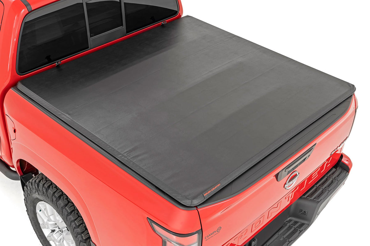 Soft Tri-Fold Bed Cover | 5&#39; Bed | Nissan Frontier 2WD/4WD (2022-2024)