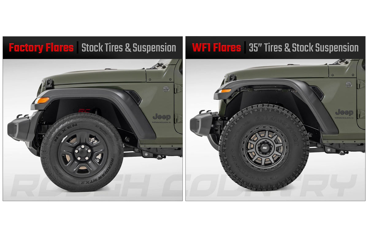 WF1 Fender Flares | Jeep Gladiator JT 4WD (2020-2024)