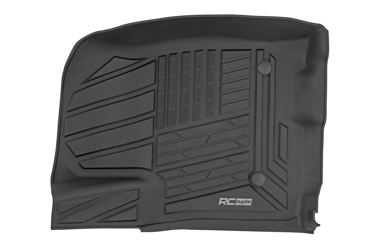 Flex-Fit Floor Mats | FR &amp; RR | FR Bucket | Crew | Chevy/GMC 1500/2500HD/3500HD (19-24)