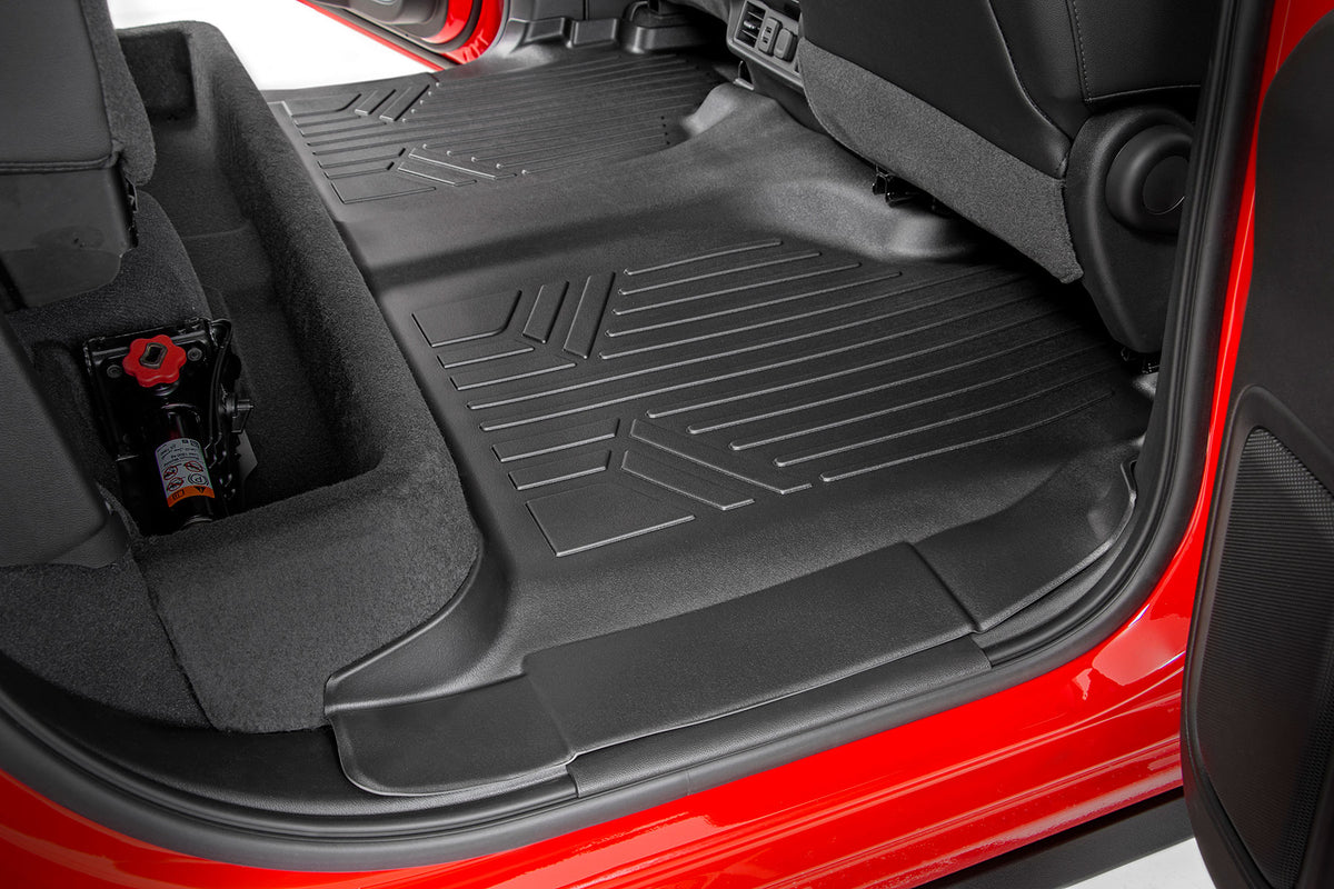 Floor Mats | FR &amp; RR | OV Hump | Crew | wo/underseat storage | Chevy/GMC 1500/2500HD/3500HD (19-24)