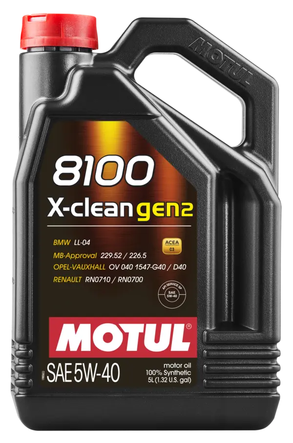 Motul 8100 X-CLEAN Gen 2 5W40 - 5L