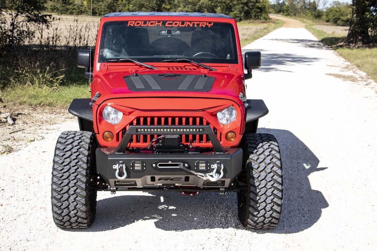 Hood Louver with RC Logo | Jeep Wrangler JK/Wrangler Unlimited  (2007-2018)