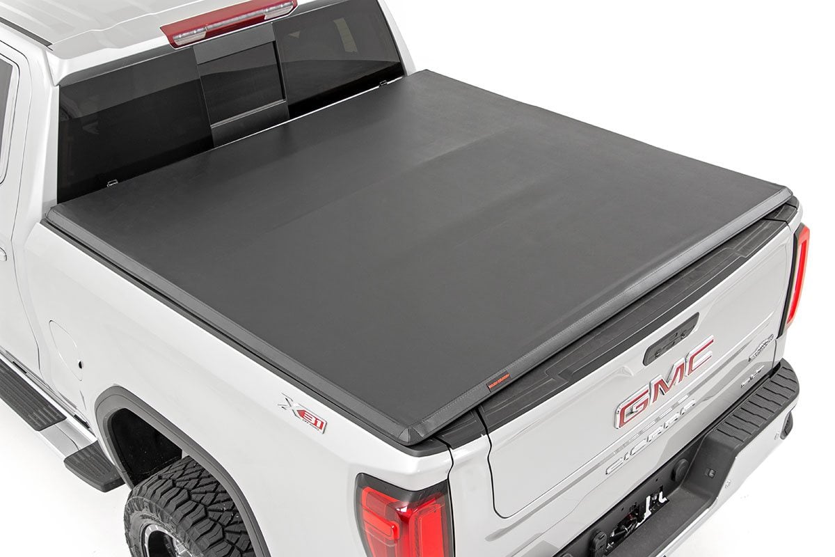 Soft Tri-Fold Bed Cover | 5&#39;10&quot; Bed | Chevy/GMC 1500 (19-24)