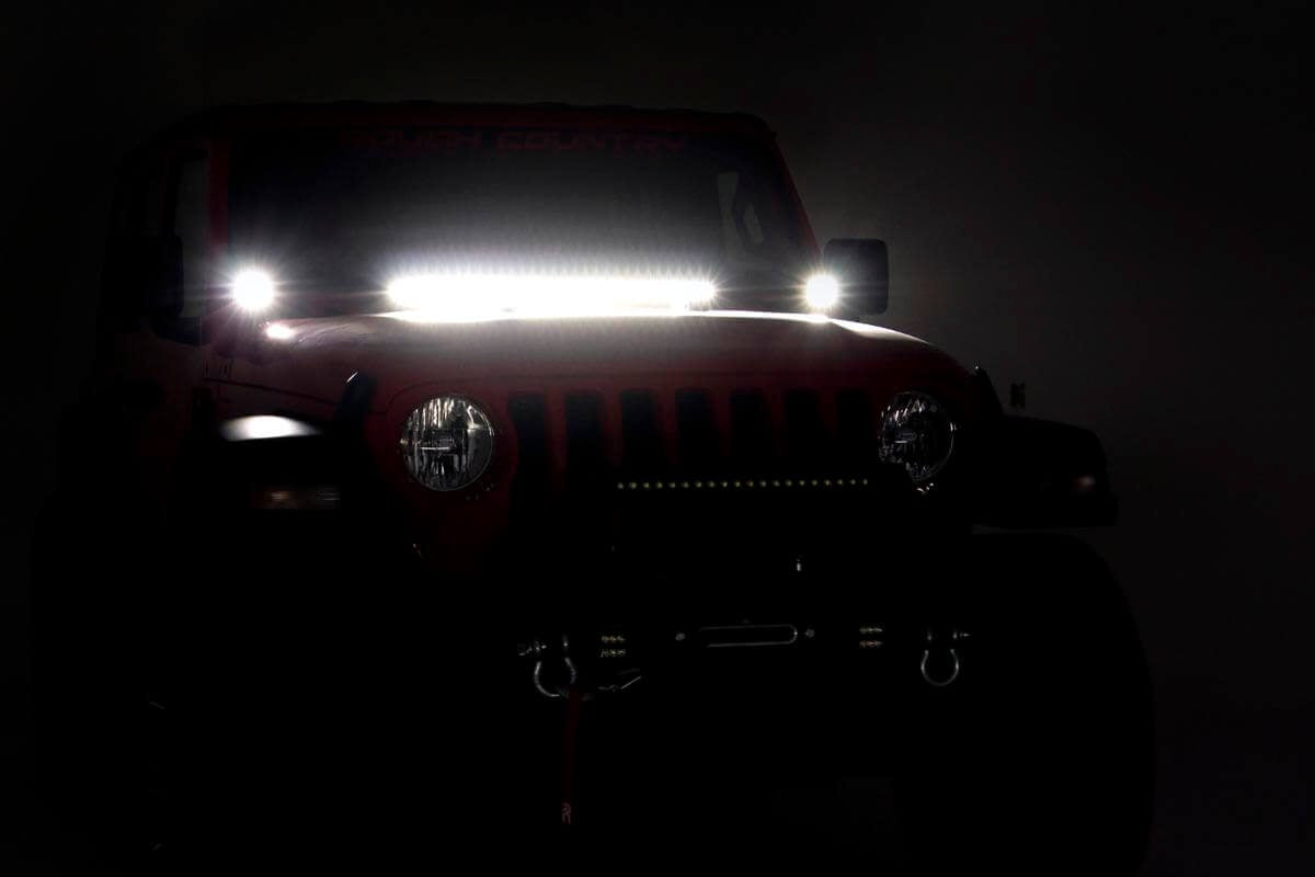 LED Hood Kit | 30&quot; | Spectrum Series | Jeep Gladiator JT/Wrangler JL (18-24)