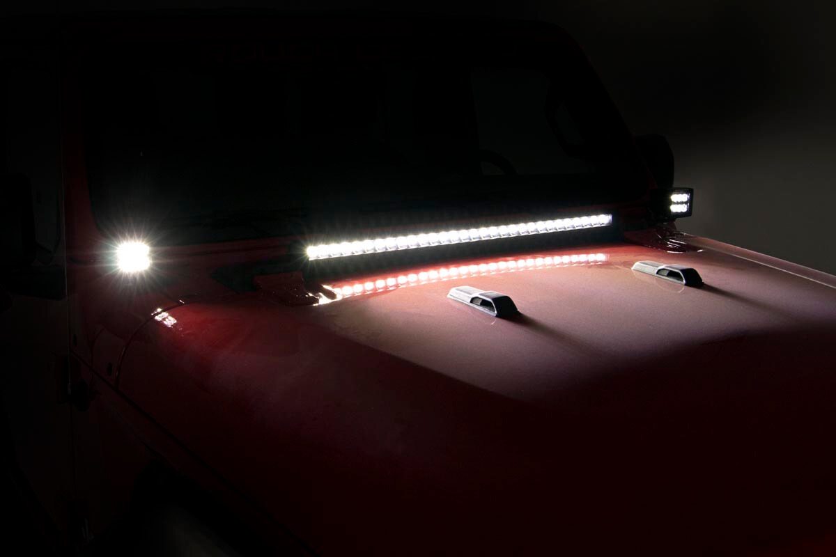 LED Hood Kit | 30&quot; | Spectrum Series | Jeep Gladiator JT/Wrangler JL (18-24)