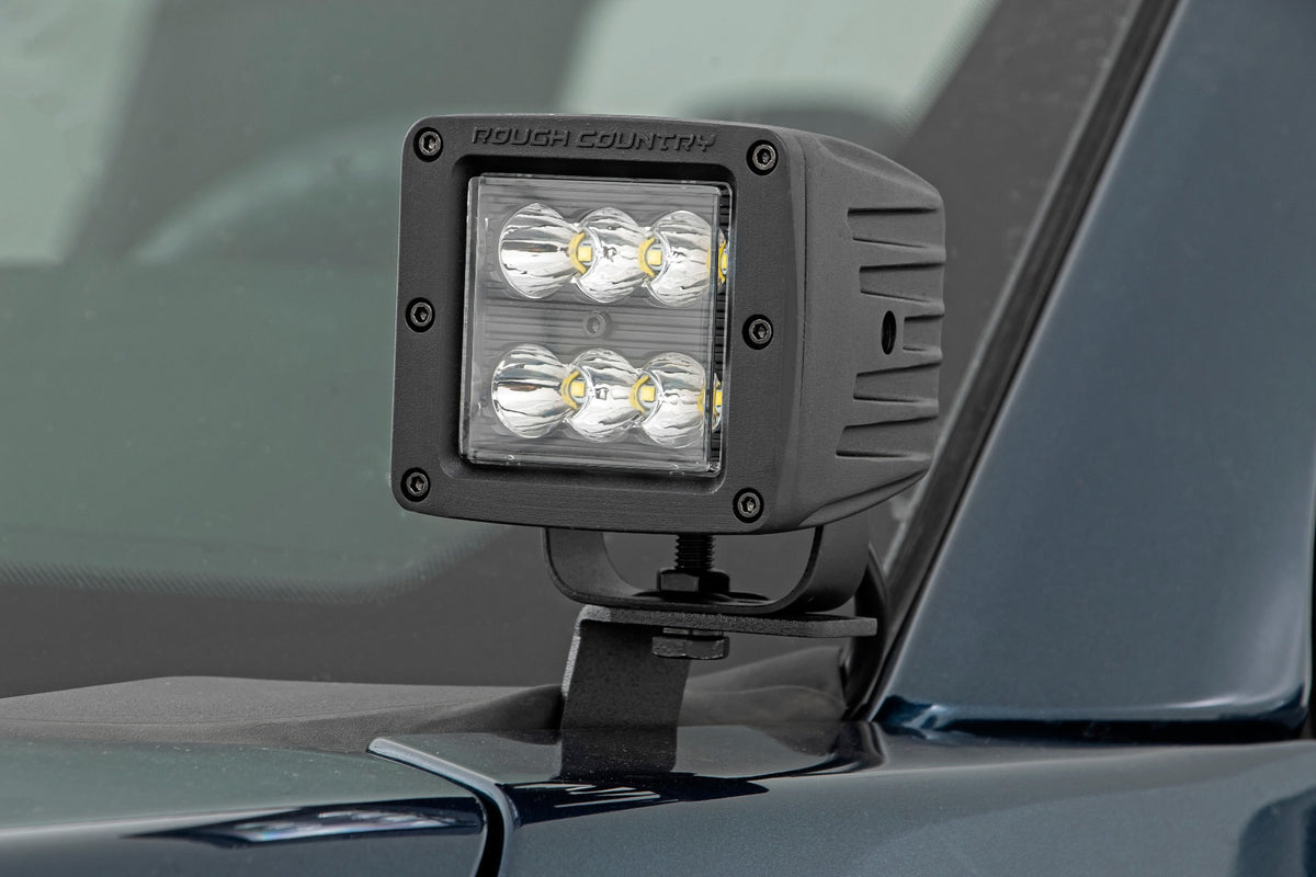 LED Light Kit | Ditch Mount | 2&quot; Spectrum Pair | Spot | Ford F-150 (15-24)/F-150 Lightning (22-24) 