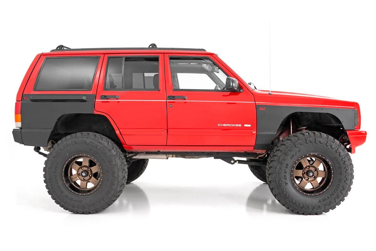 Fender &amp; Quarter Panel Armor | Rear | Combo | Jeep Cherokee XJ 2WD/4WD (84-96)