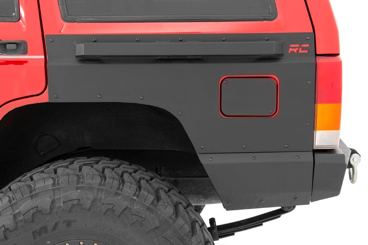 Fender &amp; Quarter Panel Armor | Rear | Combo | Jeep Cherokee XJ 2WD/4WD (84-96)