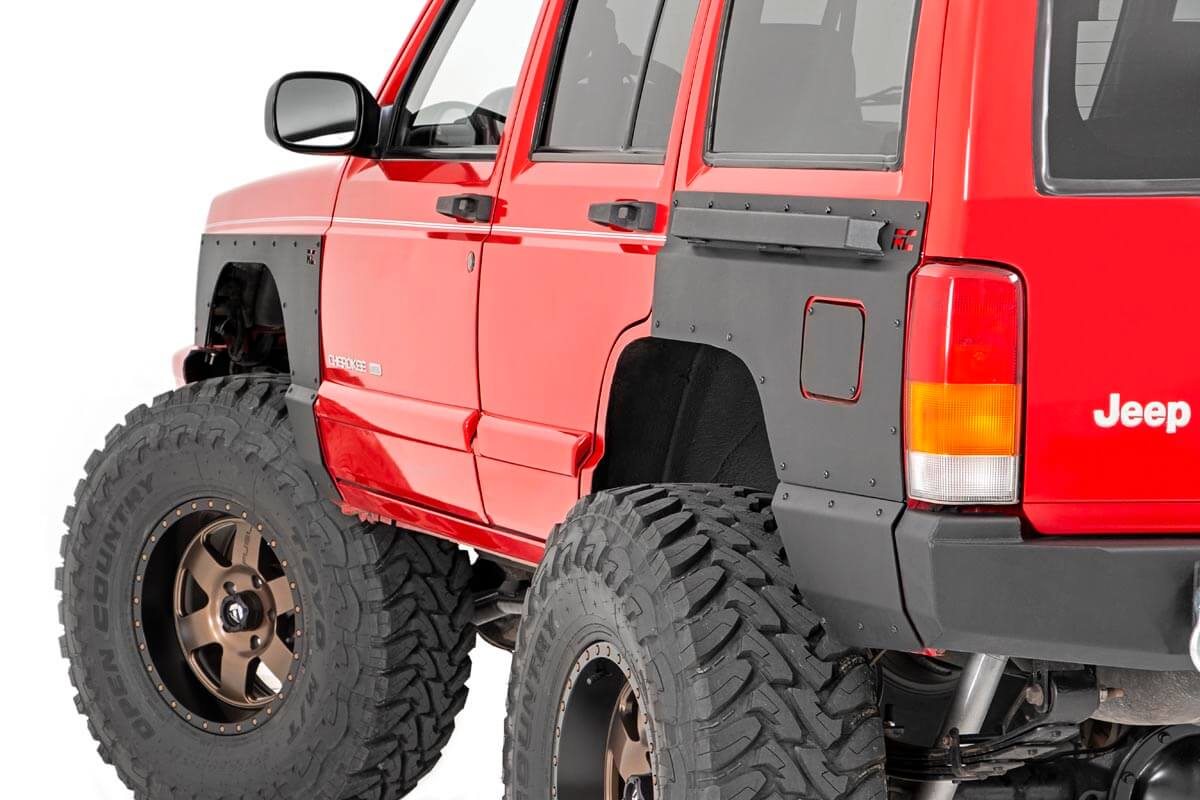 Fender &amp; Quarter Panel Armor | Rear | Combo | Jeep Cherokee XJ 2WD/4WD (84-96)