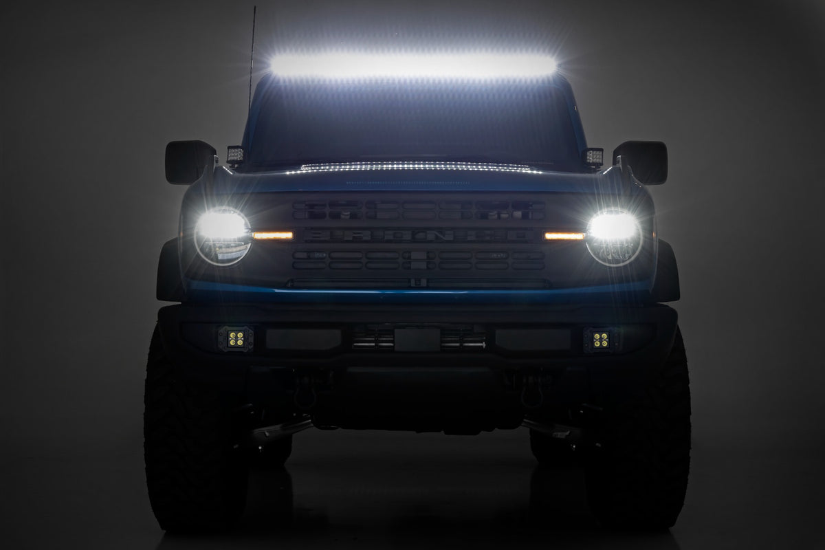 LED Light Kit | Upper Windshield | 50&quot; Spectrum Single Row | Ford Bronco (21-24)