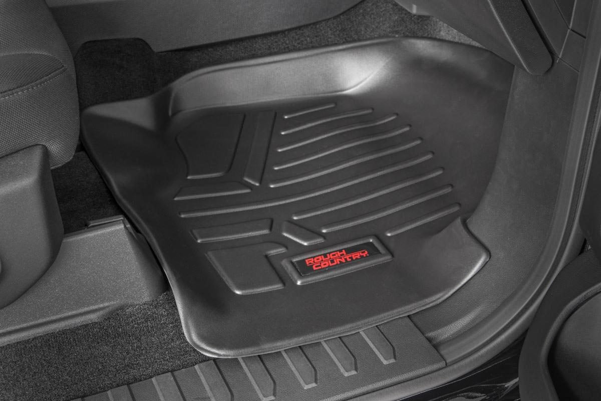 Floor Mats | FR &amp; RR | FR Buckets | Ford F-150 (15-24)/F-150 Lightning (22-24)/Raptor (17-24) 