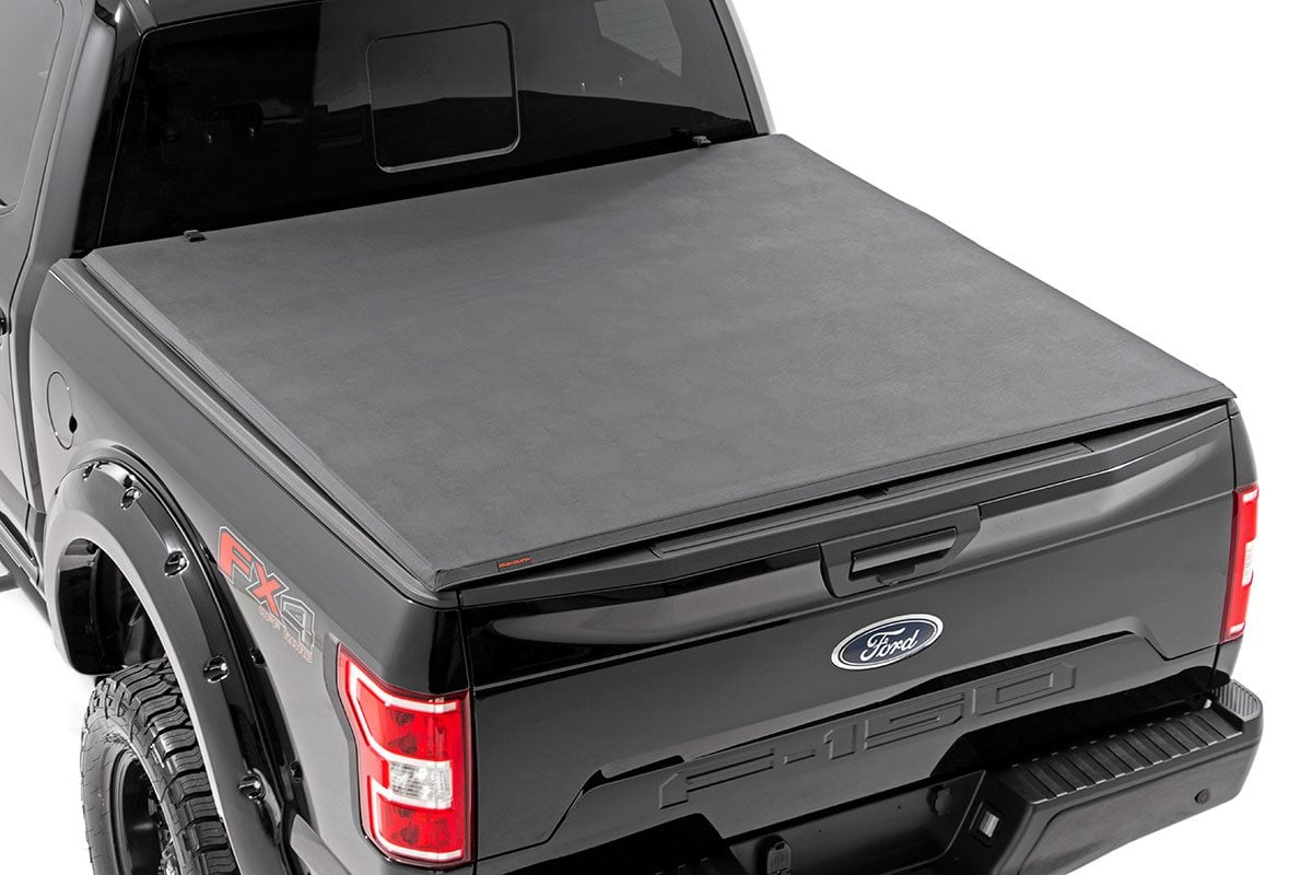 Soft Tri-Fold Bed Cover | 6&#39;7&quot; Bed | Ford F-150 (15-20)/Raptor (17-20)