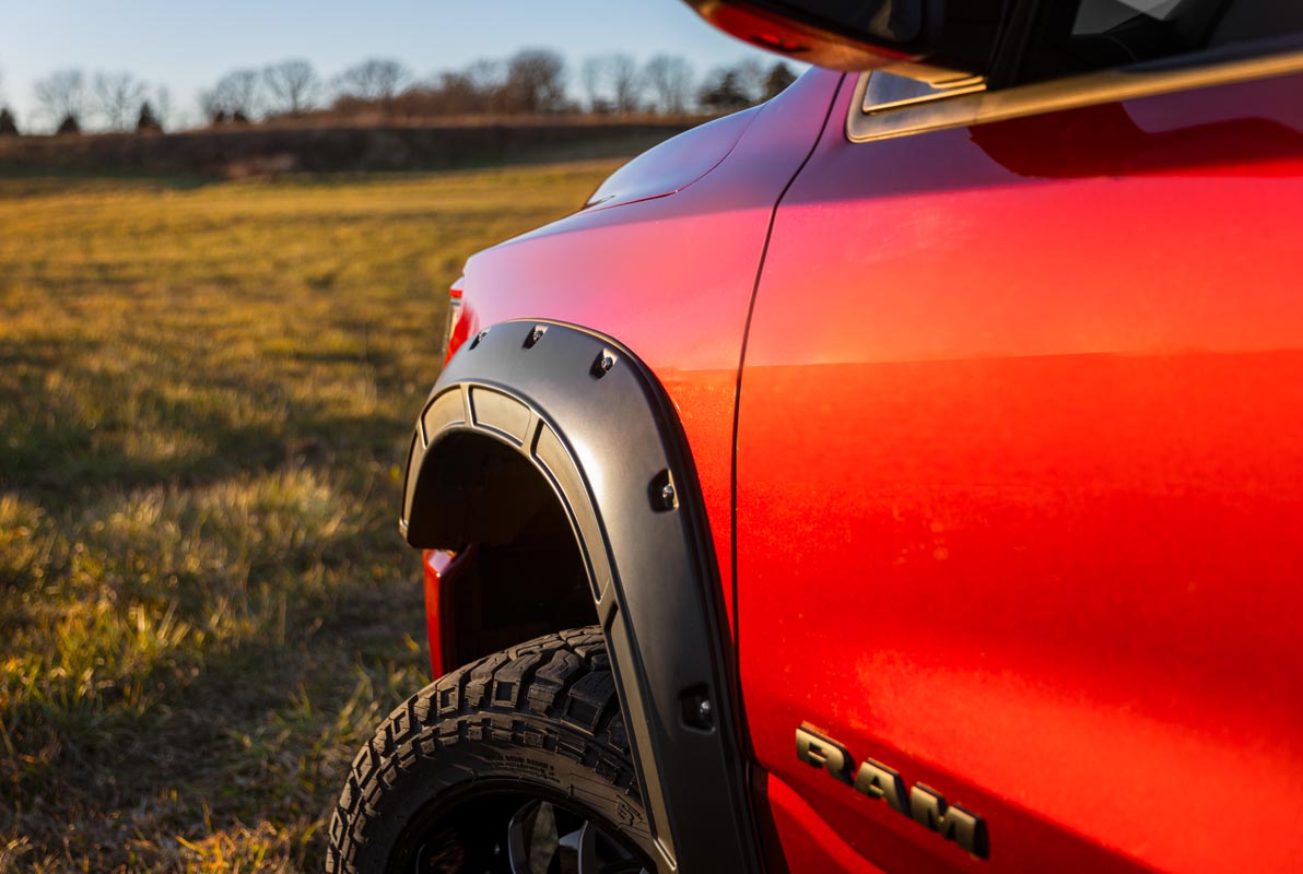 Defender Pocket Fender Flares  | Gloss Black | Ram 1500 2WD/4WD (2019-2024)