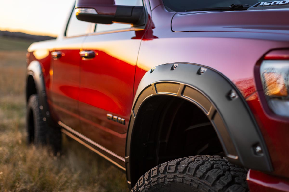 Defender Pocket Fender Flares  | Gloss Black | Ram 1500 2WD/4WD (2019-2024)