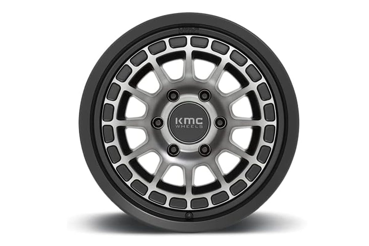 KMC | KM719 Canyon | Satin Black w/Gray Tint | 17x8 | 6x5.5 | +35