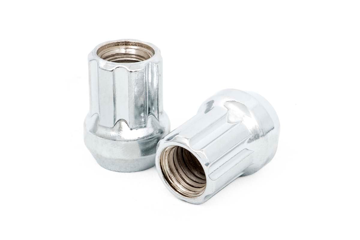 M14 x 2.0 Lug Nut Set of 24 | Chrome | Open End