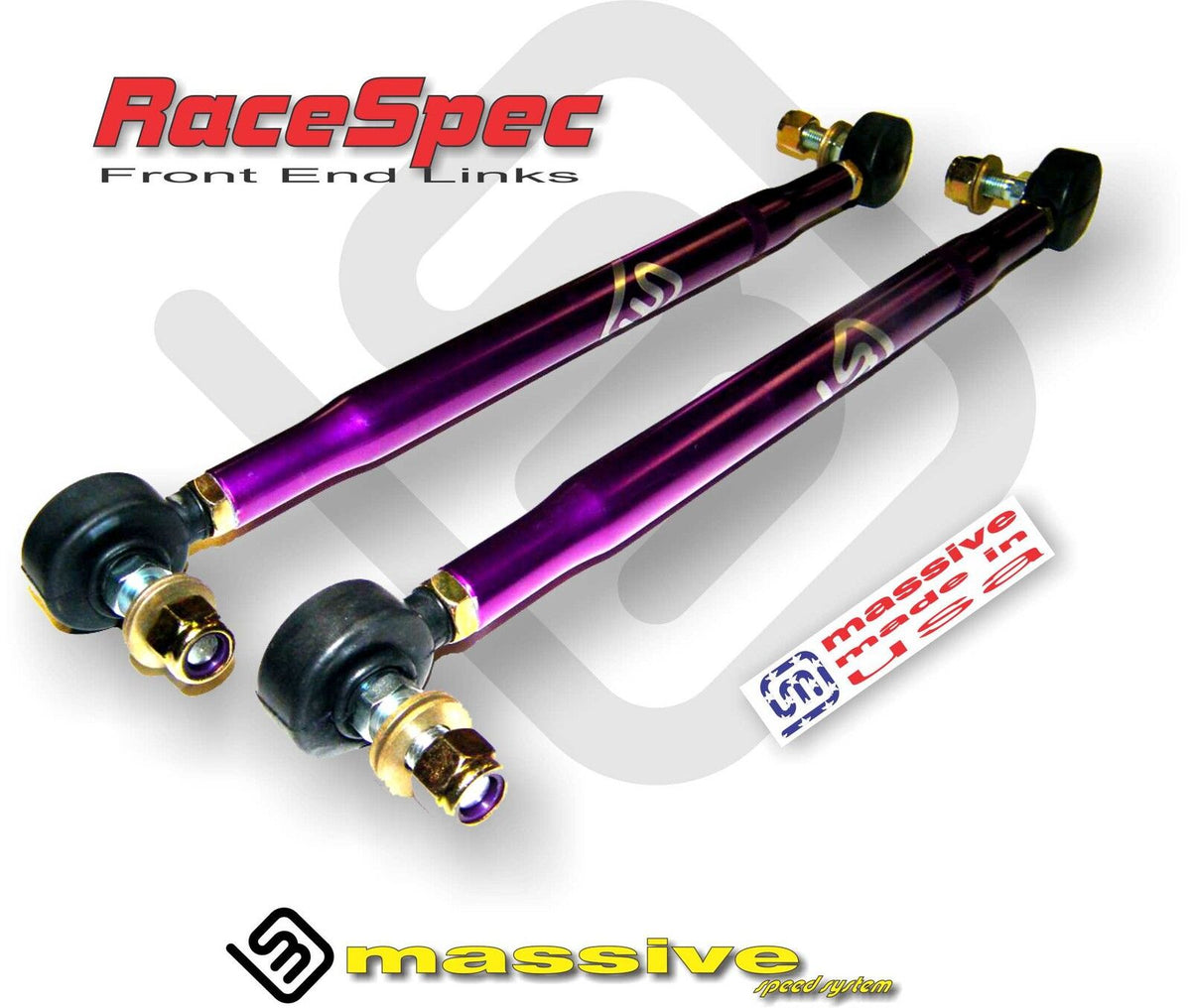 Massive RaceSpec Adjustable Front ARB Sway Bar End Links Mazda/Focus/Volvo/BMW - Massive Speed System