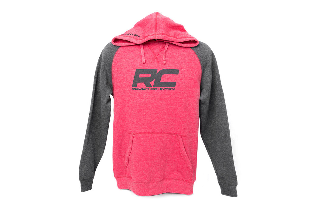 Gray and red hoodie online