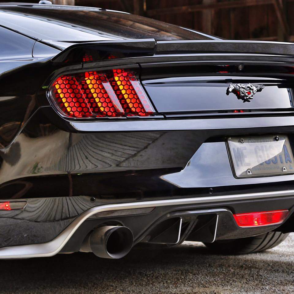 2015-2017 Ford Mustang S550 &quot;Tornado&quot; Diffuser Fins | Velossa Tech Design