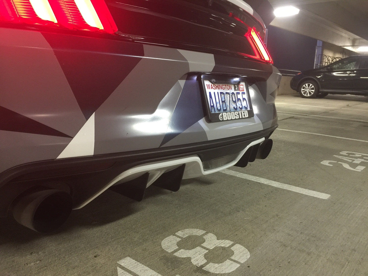 2015-2017 Ford Mustang S550 &quot;Tornado&quot; Diffuser Fins | Velossa Tech Design