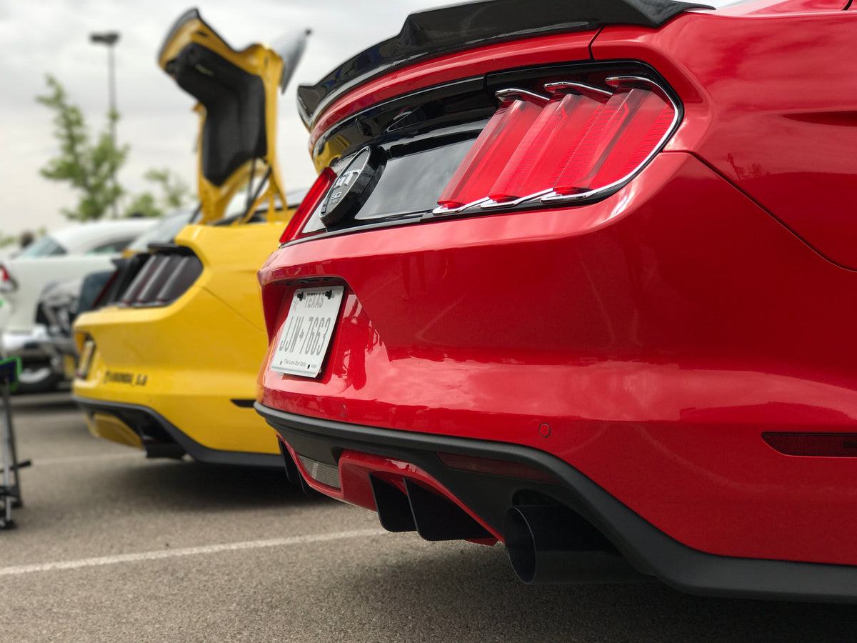 2015-2017 Ford Mustang S550 &quot;Tornado&quot; Diffuser Fins | Velossa Tech Design