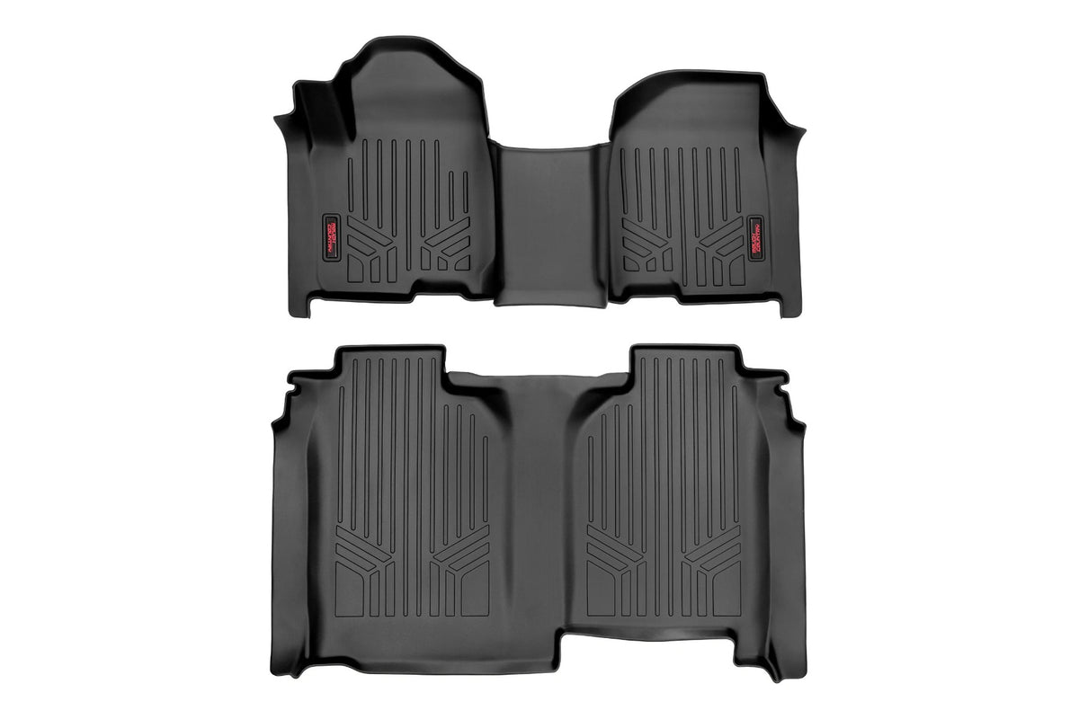 Floor Mats | FR &amp; RR | OV Hump | Crew | wo/underseat storage | Chevy/GMC 1500/2500HD/3500HD (19-24)