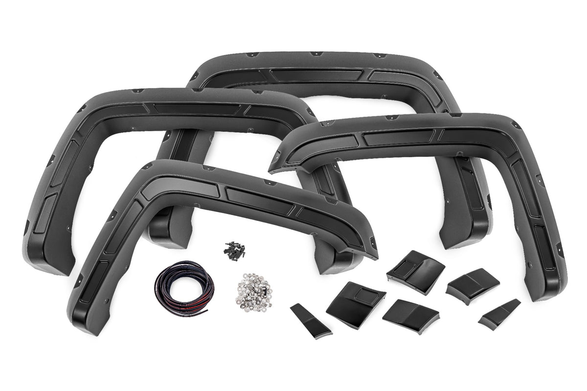 Fender Flares | Defender | GAZ Summit White | GMC Sierra 1500 (14-18)/Sierra 2500 HD (15-19) 